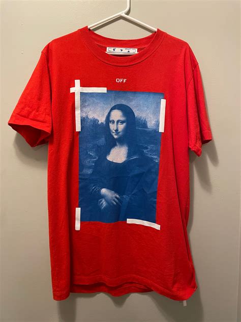 off white mona lisa t shirt fake